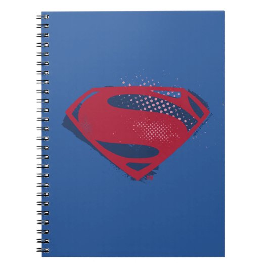 Justice League | Symbool penseel en halftoon Notitieboek (Voorkant)