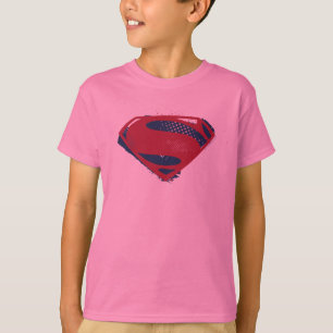 Justice League   Symbool penseel en halftoon T-shirt
