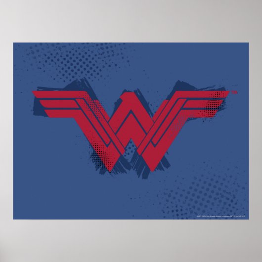 Justice League | Symbool penseelwonder Poster (Voorkant)