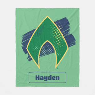 Justice League Symbool voor penseel en halftoon Fleece Deken