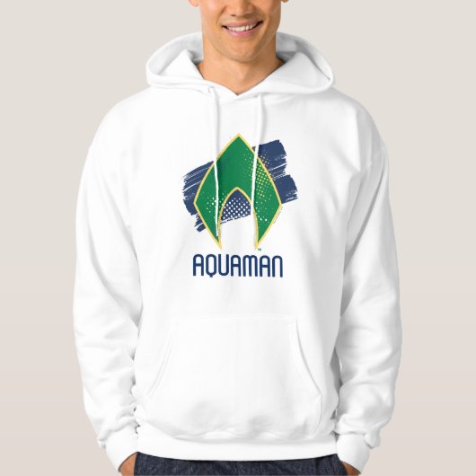 Justice League | Symbool voor penseel en halftoon Hoodie (Voorkant)