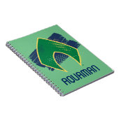 Justice League | Symbool voor penseel en halftoon  Notitieboek (Rechterzijde)