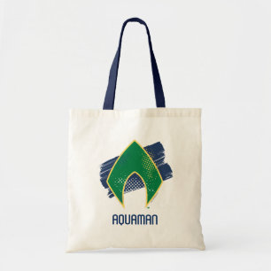 Justice League Symbool voor penseel en halftoon Tote Bag