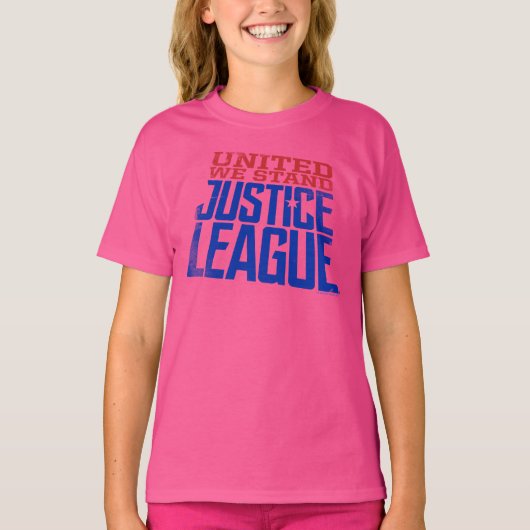 Justice League | Verenigde Wij staan voor grafisch T-shirt (Voorkant)