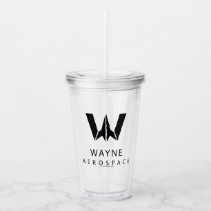 Justice League Wayne Aerospace Logo Acryl Drinkbeker