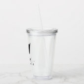 Justice League | Wayne Aerospace Logo Acryl Drinkbeker (Links)