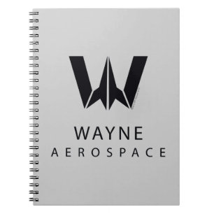Justice League Wayne Aerospace Logo Notitieboek