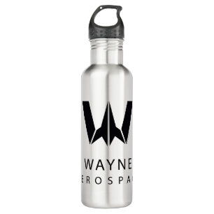 Justice League Wayne Aerospace Logo Waterfles