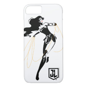 Justice League   Wonder-vrouw met Pop-lak iPhone 8/7 Hoesje