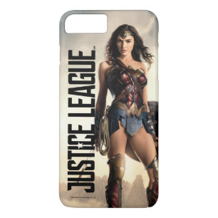 Justice League   Wonder-vrouw op slagveld iPhone 8 Plus / 7 Plus Hoesje