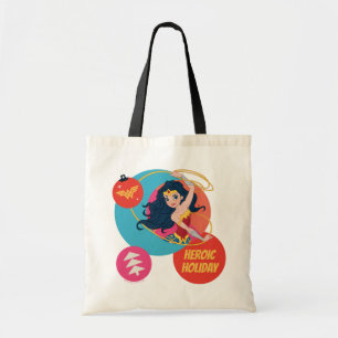 Justice League Wonder Woman Holiday Bauble Tote Bag