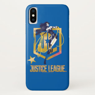 Justice League Wonder Woman JL Logo Art iPhone X Hoesje