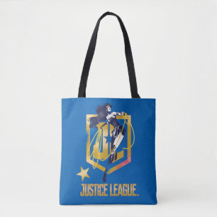 Justice League Wonder Woman JL Logo Art Draagtas