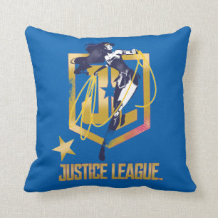 Justice League   Wonder Woman JL Logo Art Kussen