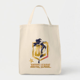Justice League   Wonder Woman JL Logo Art Tote Bag