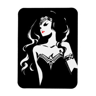 Justice League | Wonder Woman Noir Pop Art Magneet
