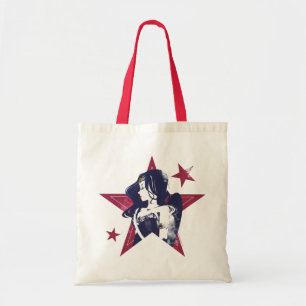 Justice League Wonder Woman & Stars Pop Art Tote Bag