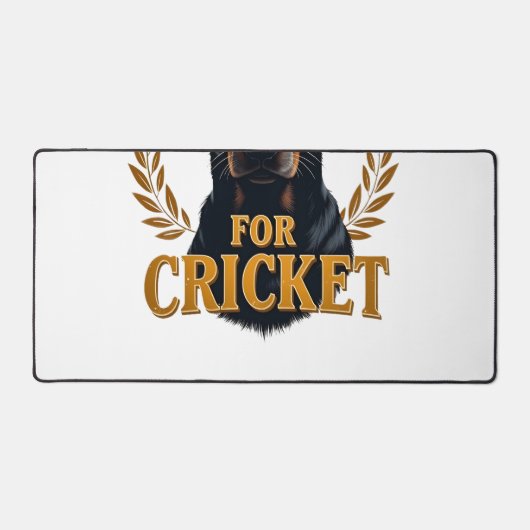 Justice pour Cricket Typographie Mémorial de Chien (Recto)