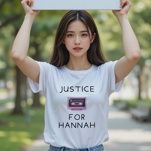 Justice pour Hannah 13 raisons pourquoi T-Shirt