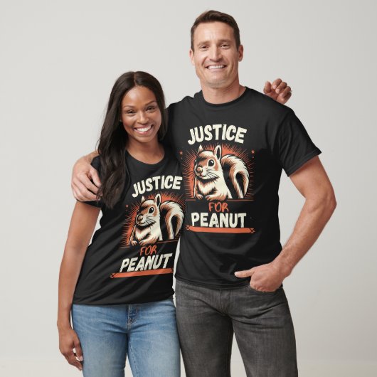 Justice Pour L'Arachide Le T-shirt Écureuil (Unisexe)