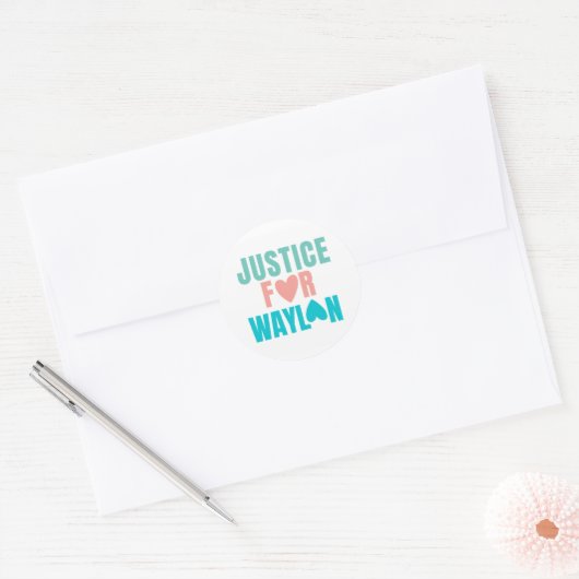 Justice Pour Sticker Waylon (Enveloppe)