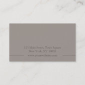 Justice Scales Avocat Cartes de visite (Dos)