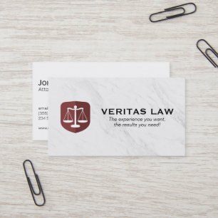 Justice Scales Marmeren achtergrond wettelijk Visitekaartje