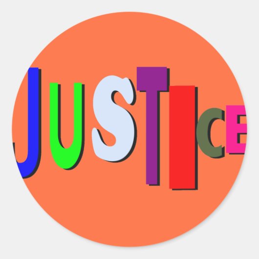 Justice Sticker (Voorkant)