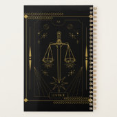 Justice Tarot card art Planner (Achterkant)