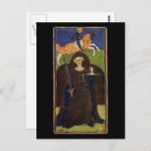 Justice Tarot Card Briefkaart (Voorkant / Achterkant)