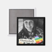#JusticeForD Magneet (Voorkant / Achterkant)