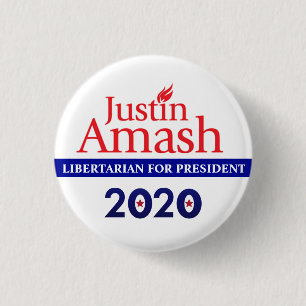 Justin Amash 2020 Ronde Button 3,2 Cm
