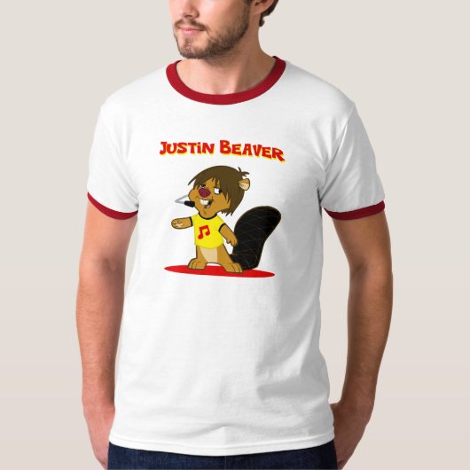 Justin Beaver T-shirt (Voorkant)