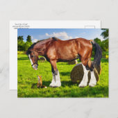 "Justin & een vriend" Briefkaart (Voorkant / Achterkant)