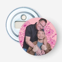 Justin & Jeff 2025 flesopener Button Flesopener