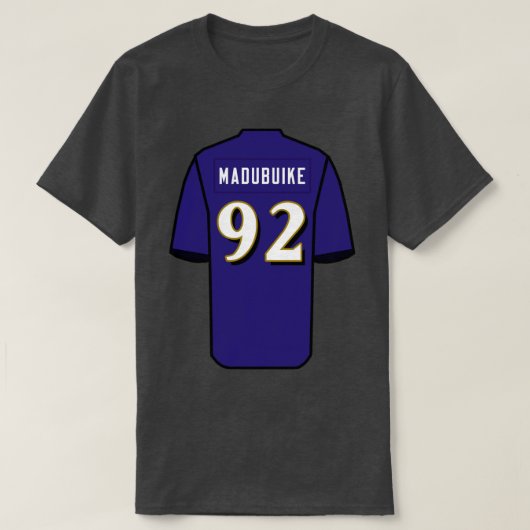 Justin Madubuike Jersey T-shirt (Design voorkant)