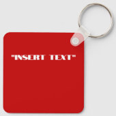 Justin Tru$#!%: fase verlaten links Sleutelhanger (Achterkant)