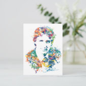 Justin Trudeau Digital Art Briefkaart (Staand voorkant)