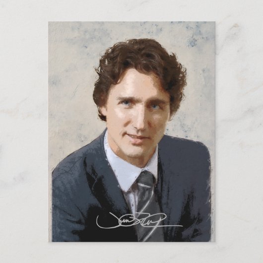 Justin Trudeau Feestdagenkaart (Voorkant)