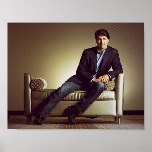 Justin Trudeau in jeans 2014 Poster (Voorkant)