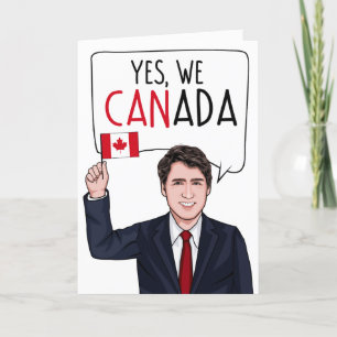 JUSTIN TRUDEAU: Ja, Canada Kaart