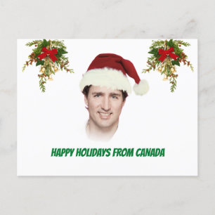  Justin Trudeau kerst grappig Briefkaart