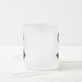 Justin Trudeau Portrait Matglas Koffiemok (Center)