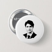 Justin Trudeau Portrait Ronde Button 5,7 Cm (Voorkant /achterkant)