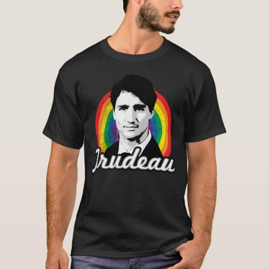 Justin Trudeau Pride T-shirt (Voorkant)
