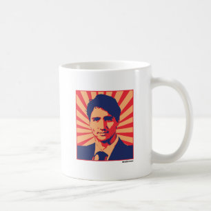 Justin Trudeau Propaganda Poster -.png Koffiemok