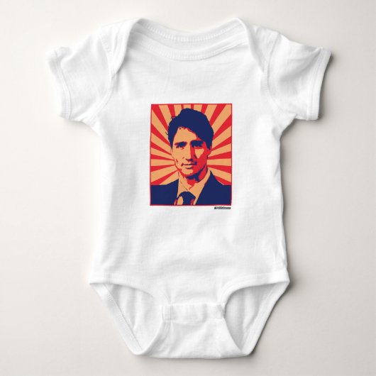 Justin Trudeau Propaganda Poster -.png Romper (Voorkant)