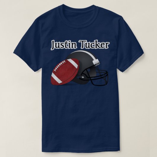 Justin Tucker 1 T-shirt (Design voorkant)
