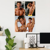 Justin Woltering Fan Poster (Thuiskantoor)