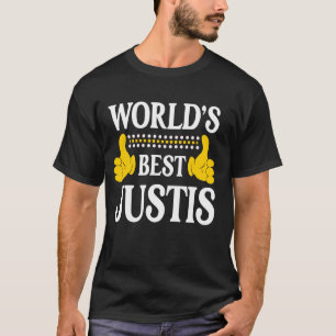 Justis Persoonlijke Naam Grappige Voornaam Wereld' T-shirt